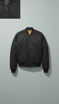 Bomber negra grafito ligera