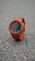 reloj deportivo naranja brick