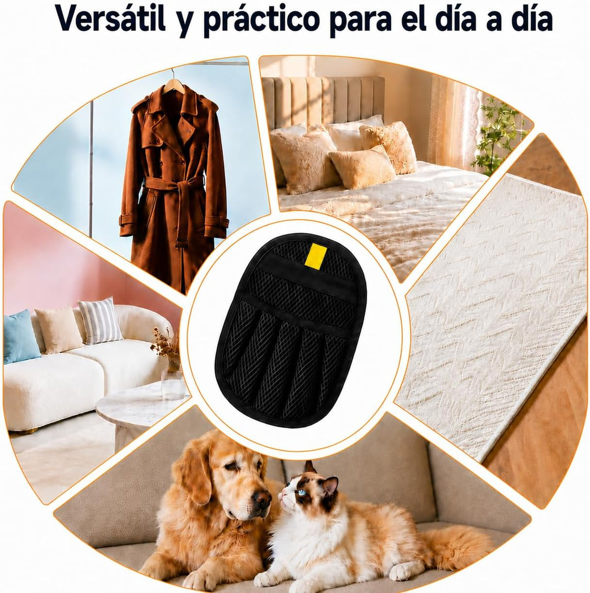 Premium Electrostatic Pet Hair Remover Mitts
