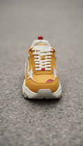 zapatilla chunky mostaza retro